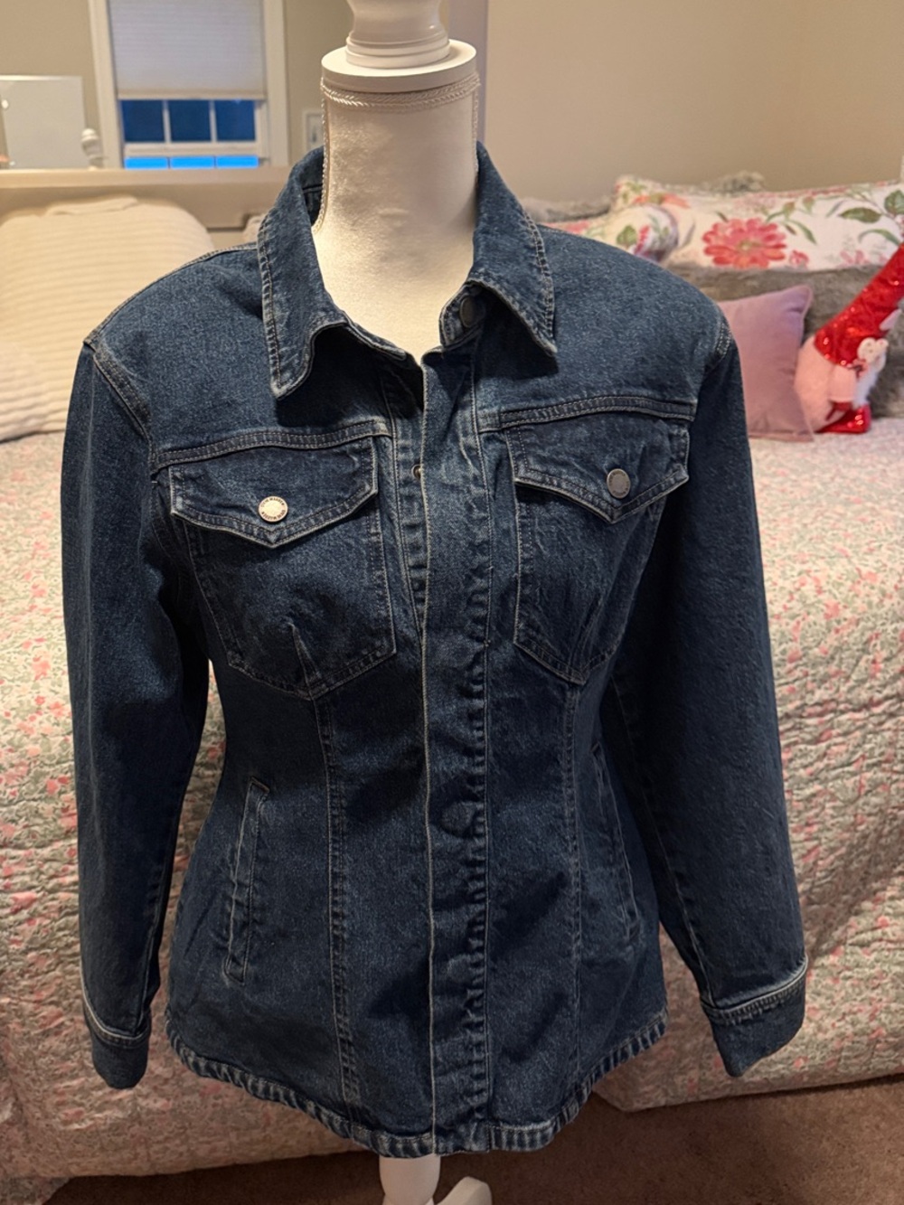 Steve Madden Dark Blue Denim Jacket - Women's